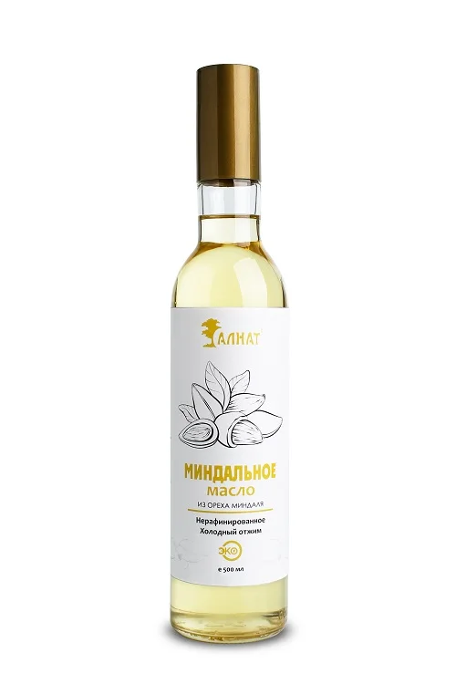 Миндальное масло натуральное 500 мл Алнат