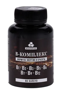 Комплекс витаминов группы В от 1 до 12 Miosuperfood Миофарм 60 шт капсулы