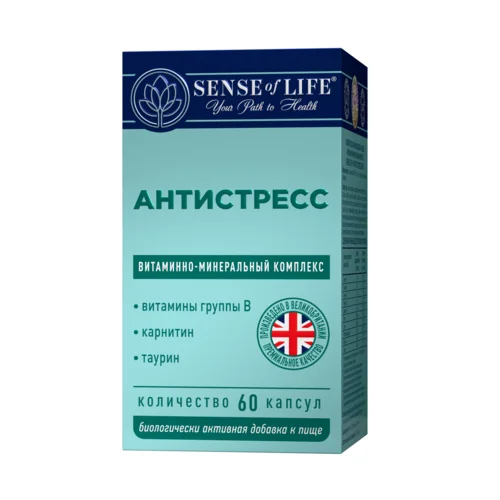 Антистресс Сенсе оф Лайф 60 шт капсулы