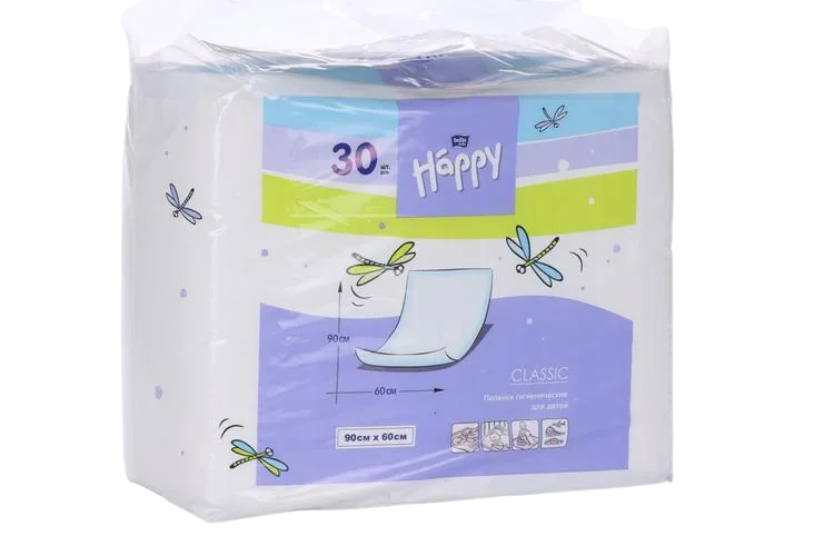 Пеленки Белла Бэби Хеппи 90×60 см 30 шт