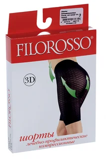 Шорты Filorosso Anticellulitic компрессионные 1 класс черный р.3