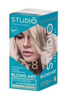 Краска для волос Studio Professional Blond Art осветлитель до 6-8 уровней 135 мл