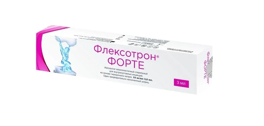Флексотрон форте имплантат вязкоэластич. стер. для внутрисуст. инъек. на основе гиалуроната натрия 10 мг мл 3 мл шприц