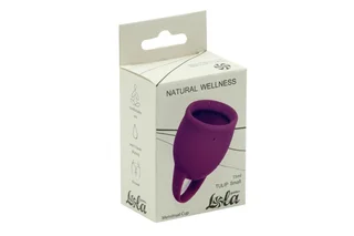 Менструальная чаша Natural Wellness Tulip Smail цвет розовый 4000-09lola силикон 15 мл