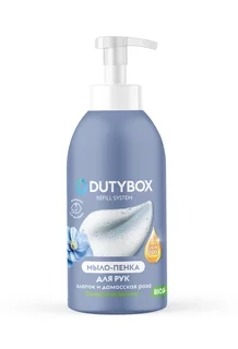 Мыло-пенка для рук Dutybox Хлопок и Дамасская роза 500 мл