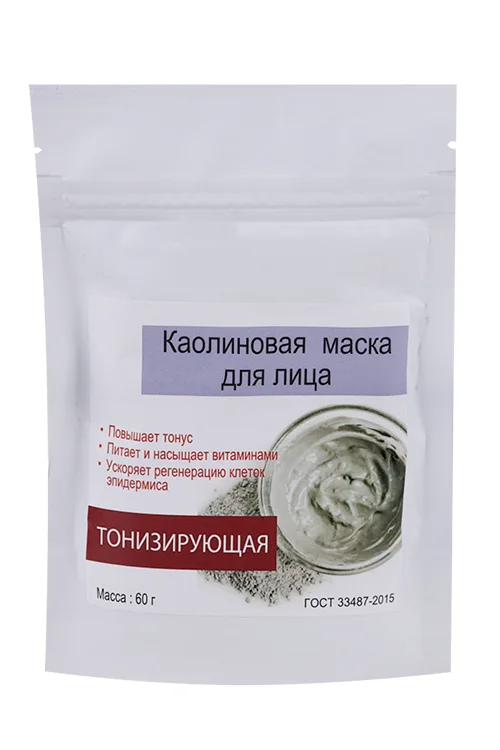 Маска Каолиновая Тонизируюшая для лица 60 гр