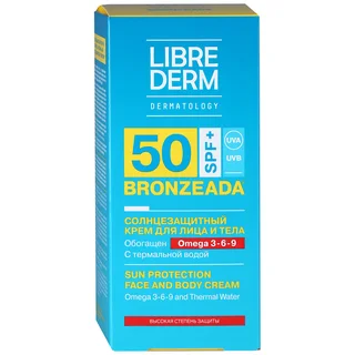 Либридерм Бронзиада крем для детей солнцезащитный SPF50+ с Омега 3-6-9 и термальной водой 150 мл