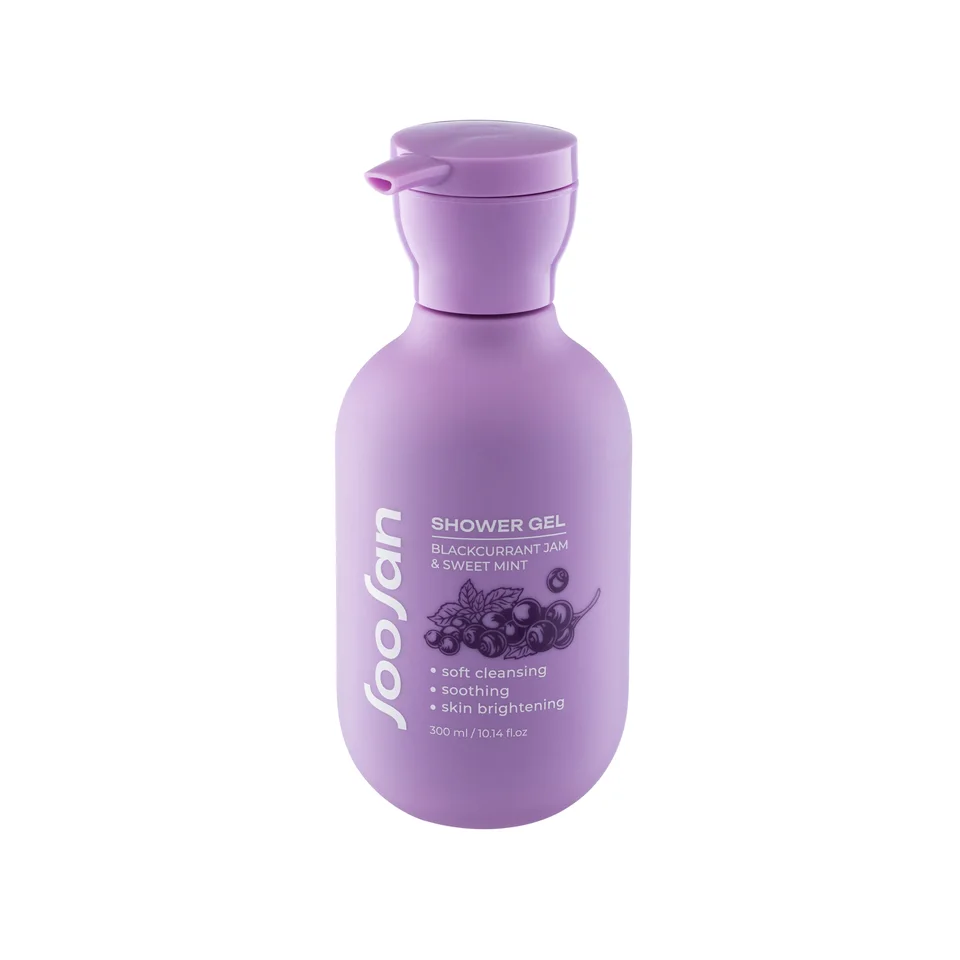 Soosan Shower Gel Blackcurrant Jam & Sweet Mint Гель для душа с ароматом черной смородины и сладкой