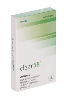 Линзы Clearlab Clear58 контактные R 8,3 (диоптрия -5,25) 6 шт