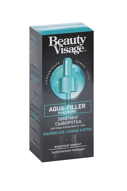 Лифтинг-сыворотка Beauty Visage Aqua-filler hyaluronic для лица / кожи вокруг глаз 30 мл