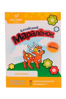 Драже Алтайский маралёнок пантогематоген / витамин С/шиповник, 70 г