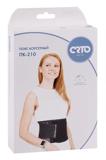 Пояс-корсет Орто ПК-210 черный S