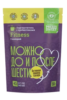 Подсластитель с пребиотиками Prebiosweet Fitness 0 калорий дой-пак, 150 г