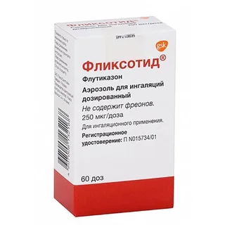 Фликсотид аэроз. доз. 250 мкг / доза 60 доз
