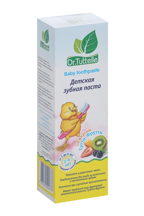 Зубная паста Dr.Tuttelle дет Тутти-Фрутти от 2-6 лет 75 мл