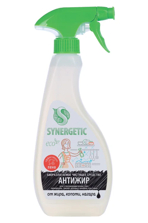 Пена Synergetic Антижир для плит / духовок / гриля 0,5 л