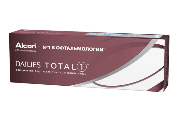 Линзы Dailies Total 1 контактные мягкие (диоптрия -7.5), 30 шт