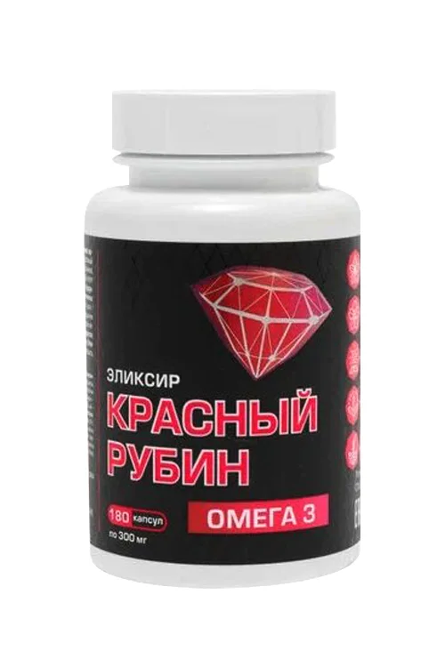 Масло-эликсир Компас Здоровья Омега 3 Красный рубин, 180 шт, капсулы