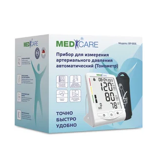 Тонометр автомат Медикеа BP806+адаптер