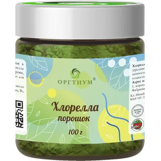 Пищевая продукция Хлорелла, 100 г, Оргтиум
