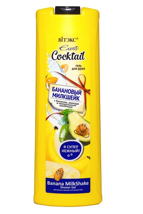 Витэкс Exotic Cocktail Гель для душа Банановый Милкшейк 500 мл