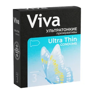 Презерватив "Viva" Ультратонкие 3 шт