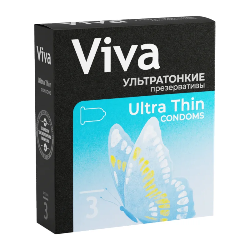 Презерватив "Viva" Ультратонкие 3 шт