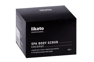 Скраб Likato Professional мякоть кокоса / натуральные масла для тела 400 гр
