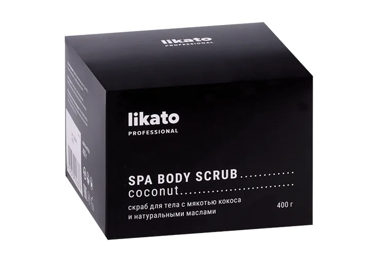 Скраб Likato Professional мякоть кокоса / натуральные масла для тела 400 гр