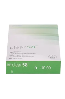 Линзы Clearlab Clear58 контактные R 8,7 (диоптрия -10,0) 6 шт