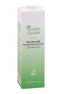 Тонер Queen Charm с маслом авокадо 20% для лица, 120 мл