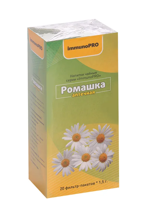Чайный напиток Ромашка аптечная 1,5 гр 20 шт ф/п