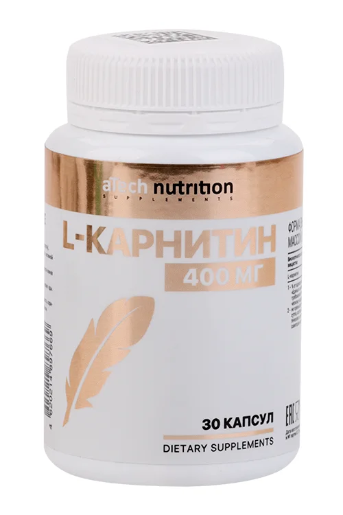 L-Карнитин aTech Nutrition, 870 мг, 30 шт, капсулы