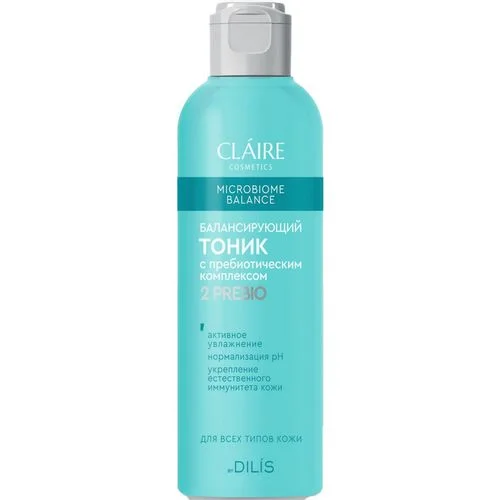 Тоник Claire Cosmetics Microbiome Balance балансирующий для лица 200 мл