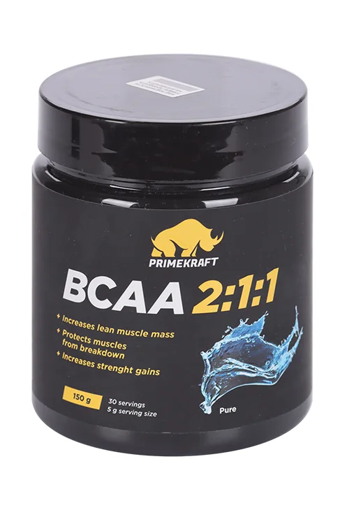 Аминокислоты Bcaa 2:1:1 Prime Kraft 30 порций без вкуса, 150 г