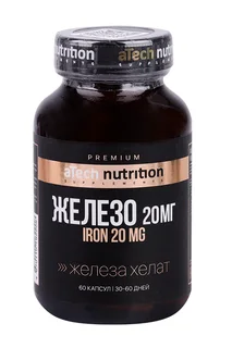 Железо aTech Nutrition Premium 450 мг 60 шт капсулы
