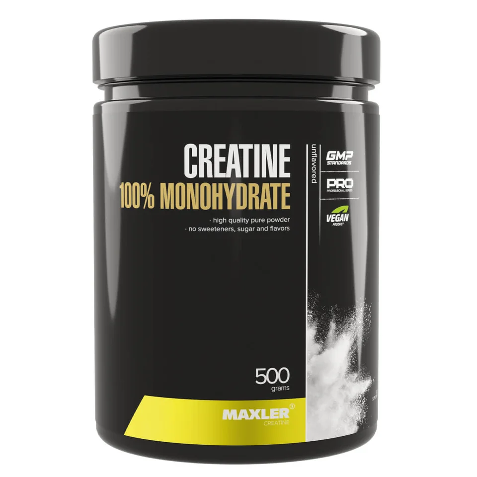 Креатин 100% Моногидрат (Monohydrate), 500 г, Maxler