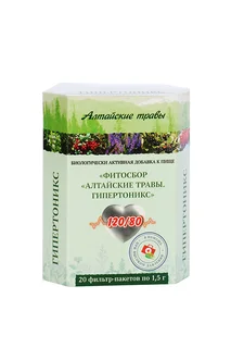 Гипертоникс фитосбор Алтайские травы 1,5 гр 20 шт