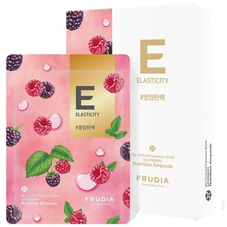 Маска для лица Тонизирующая с малиной 10 шт Frudia