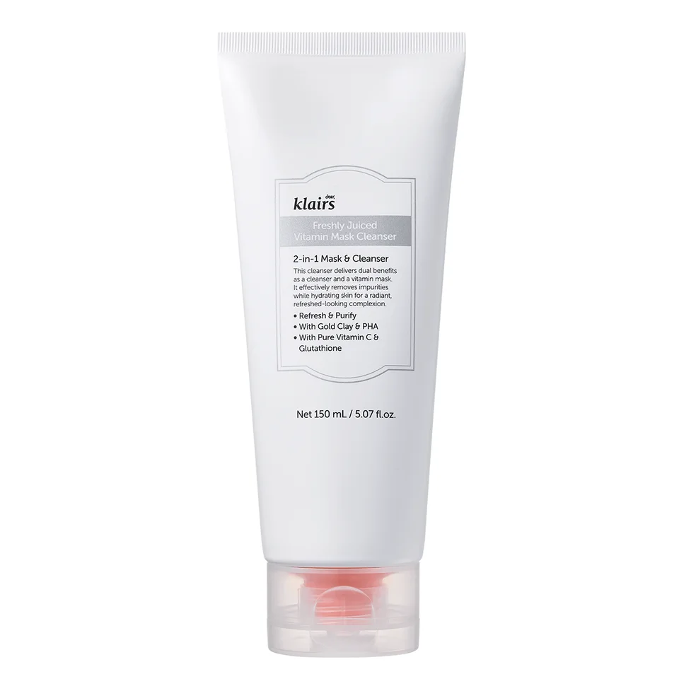 Витаминная маска-пенка для умывания Freshly Juiced Vitamin Mask Cleanser, 150 мл, Dear, Klairs