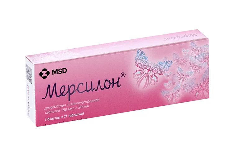 Мерсилон таблетки 0.02 мг 21 шт