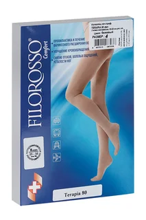 Колготки Filorosso Terapia компресс лечеб-профилакт 80 den 2 класс бежевый р 4