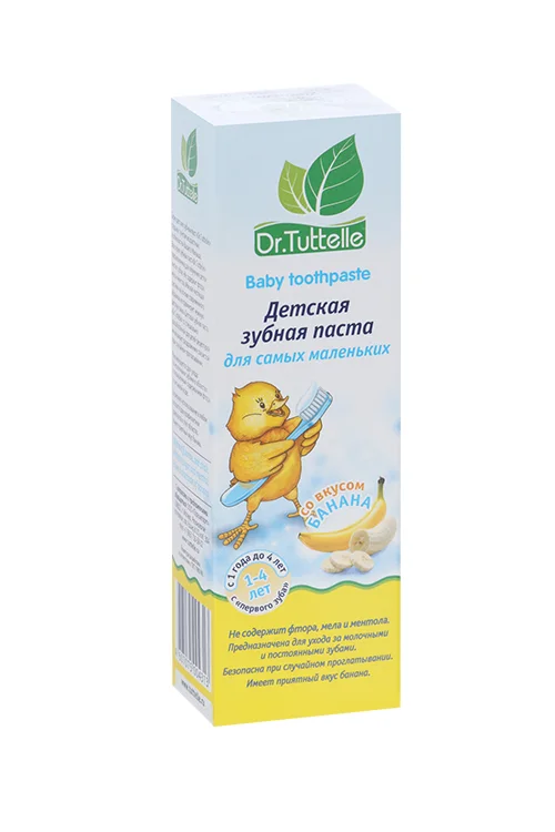 Зубная паста Dr.Tuttelle вкус банана детск 75 мл