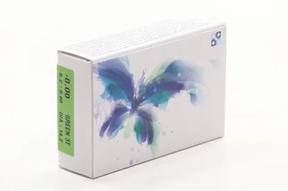Контактные линзы цветные Офтальмикс Butterfly 3-Color зеленый D -0,00 DIA 14,2