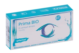Линзы OKVision Prima Bio Spherical контактные мягкие R 8,6/1 4,2 (диоптрия -3,25) 6 шт