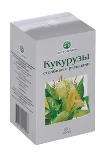 Кукурузы столбики с рыльцами, 35 г, сырье измельченное