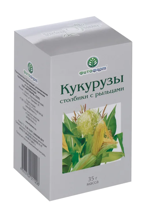 Кукурузы столбики с рыльцами сырье 35 г