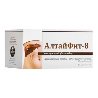 АлтайФит-8 Очищающий фитосбор 20 фильтр-пакетов по 2 гр Алфит Плюс