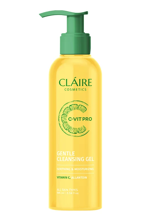 Гель Claire Cosmetics C-VIT PRO мягкий очищающий для умывания 195 мл