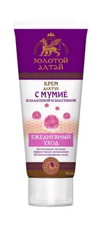 Крем Золотой Алтай для рук мумие / коллаген / эластин 75 мл